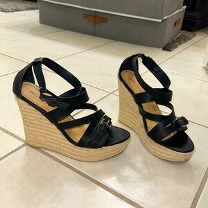 JustFab wedges 8.5